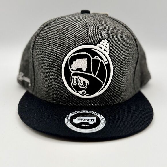 Trukfit Feelin Spacey Snapback Hat – Gray/Black – NWT Streetwear - Picture 1 of 14